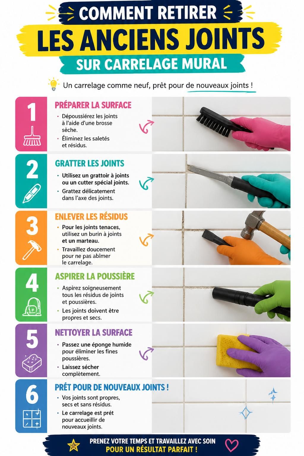 découvrez comment refaire les joints de carrelage vous-même grâce à nos conseils sur les techniques, les produits adaptés et la durée estimée du chantier diy pour un résultat durable et esthétique.