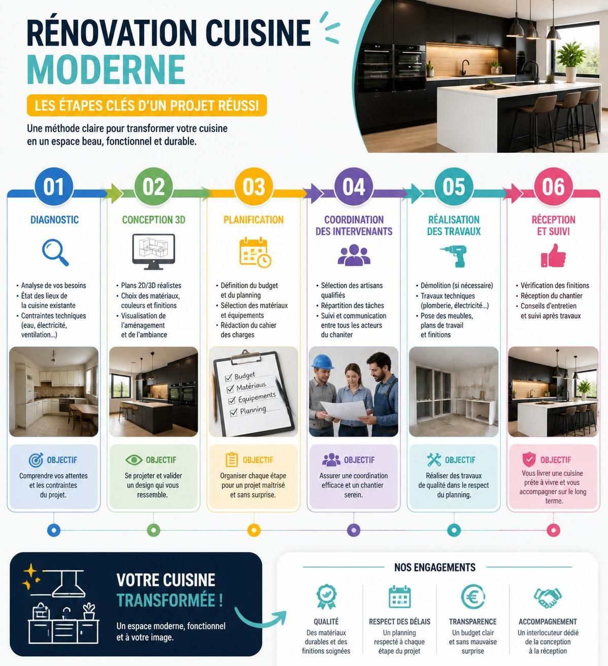 découvrez comment rénover votre cuisine étape par étape, maîtriser votre budget et éviter les erreurs courantes pour réussir pleinement votre projet de rénovation.