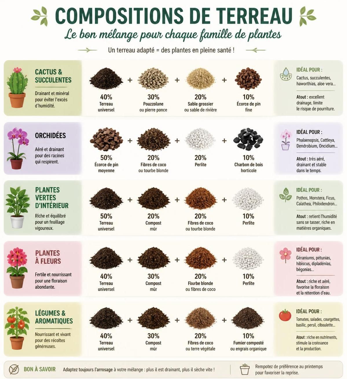 découvrez comment choisir le terreau idéal en fonction de vos plantes grâce à notre guide complet pour réussir à coup sûr vos plantations.