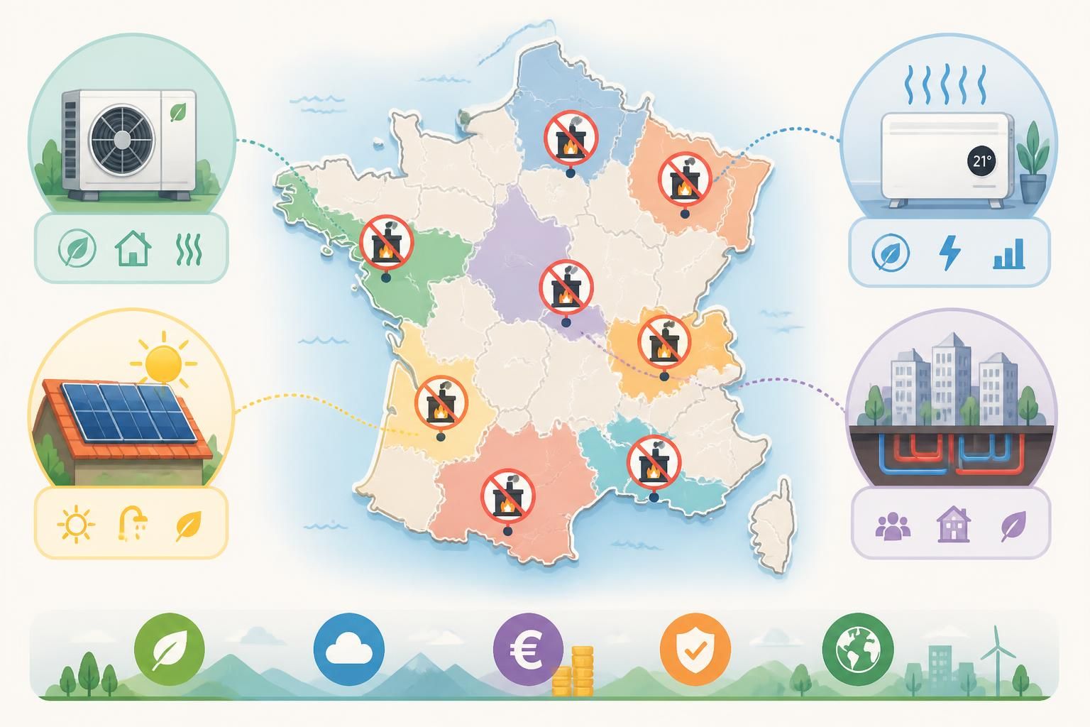 découvrez quelles villes interdisent le chauffage au bois en 2026 et explorez des alternatives efficaces pour se chauffer autrement tout en respectant les nouvelles réglementations.