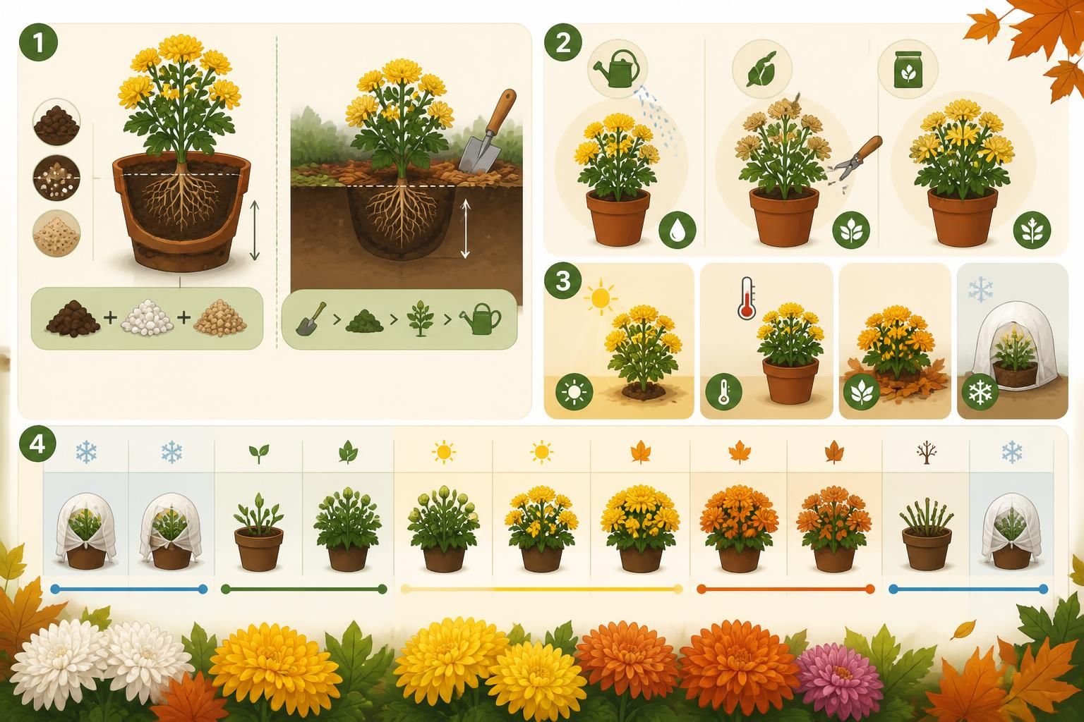 découvrez comment planter, entretenir et favoriser la floraison annuelle de votre chrysanthème pour embellir votre jardin chaque automne.