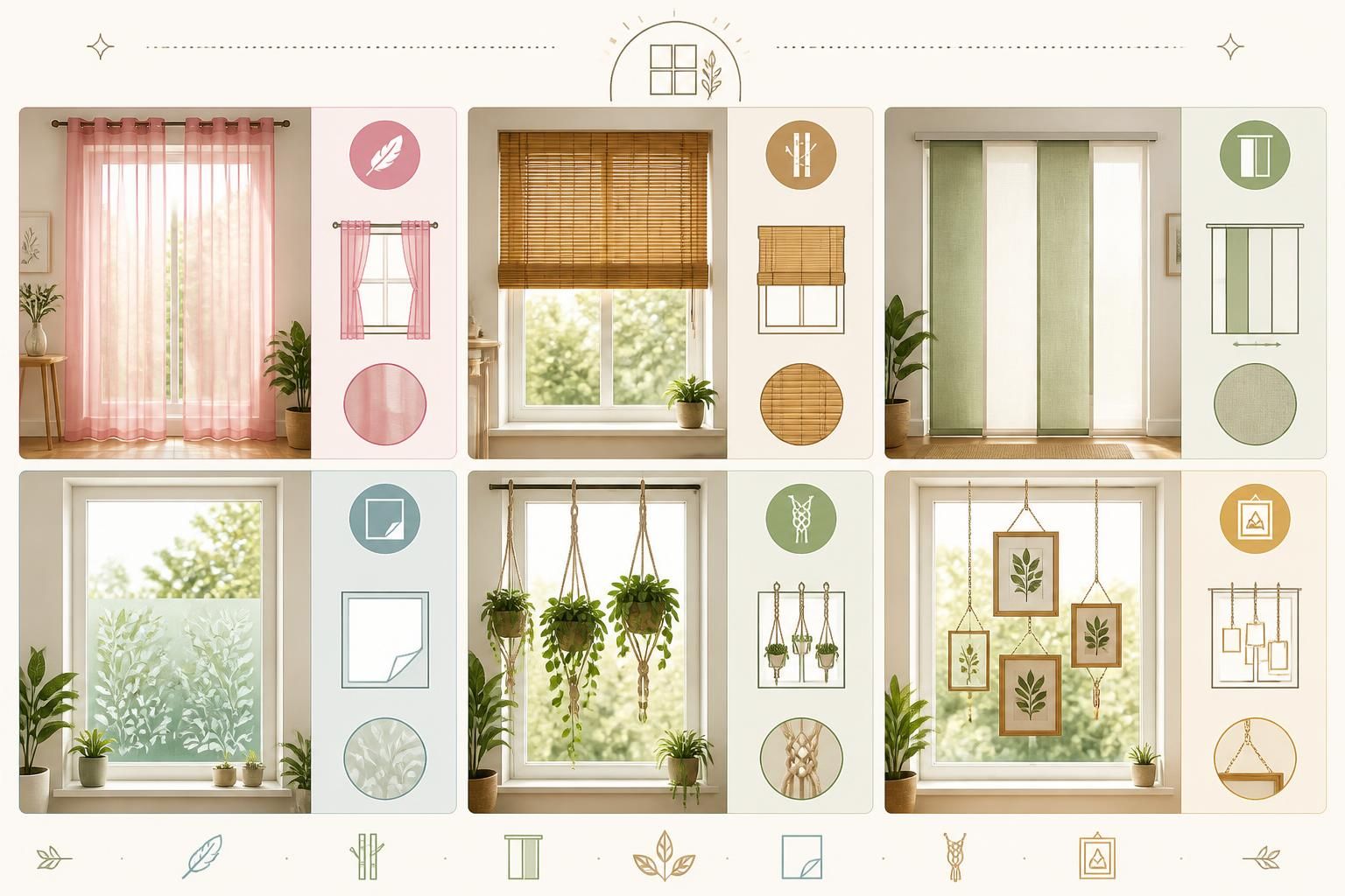 découvrez des idées originales pour décorer vos fenêtres sans utiliser de rideaux classiques et apportez une touche unique à votre intérieur.