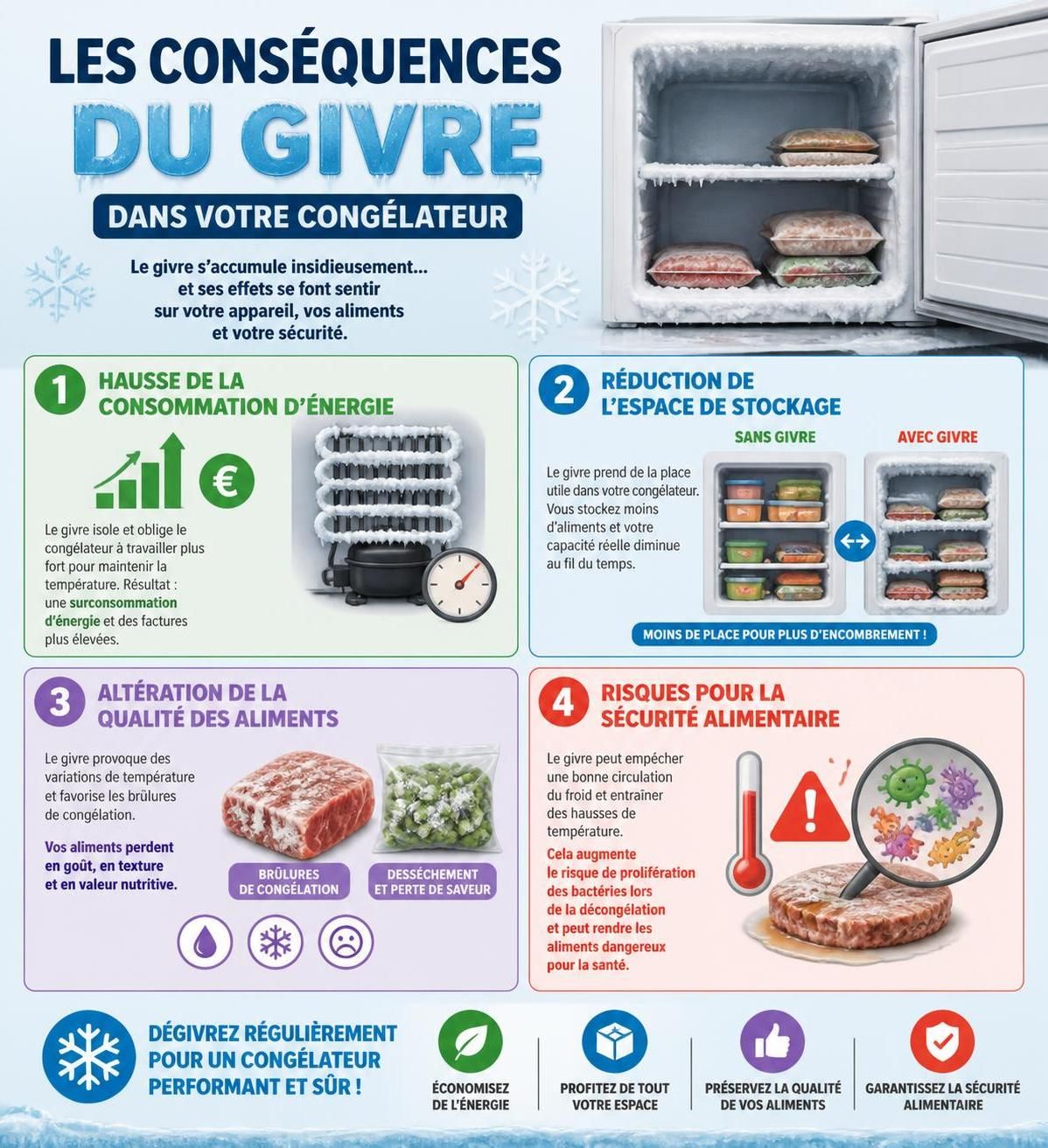 découvrez quand et comment dégivrer votre congélateur efficacement pour éviter le gaspillage alimentaire et préserver la qualité de vos aliments.
