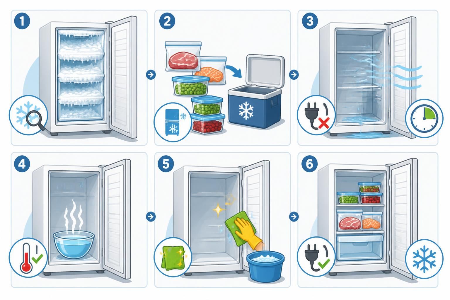 apprenez quand dégivrer votre congélateur et découvrez des astuces efficaces pour le faire sans gaspiller vos aliments.
