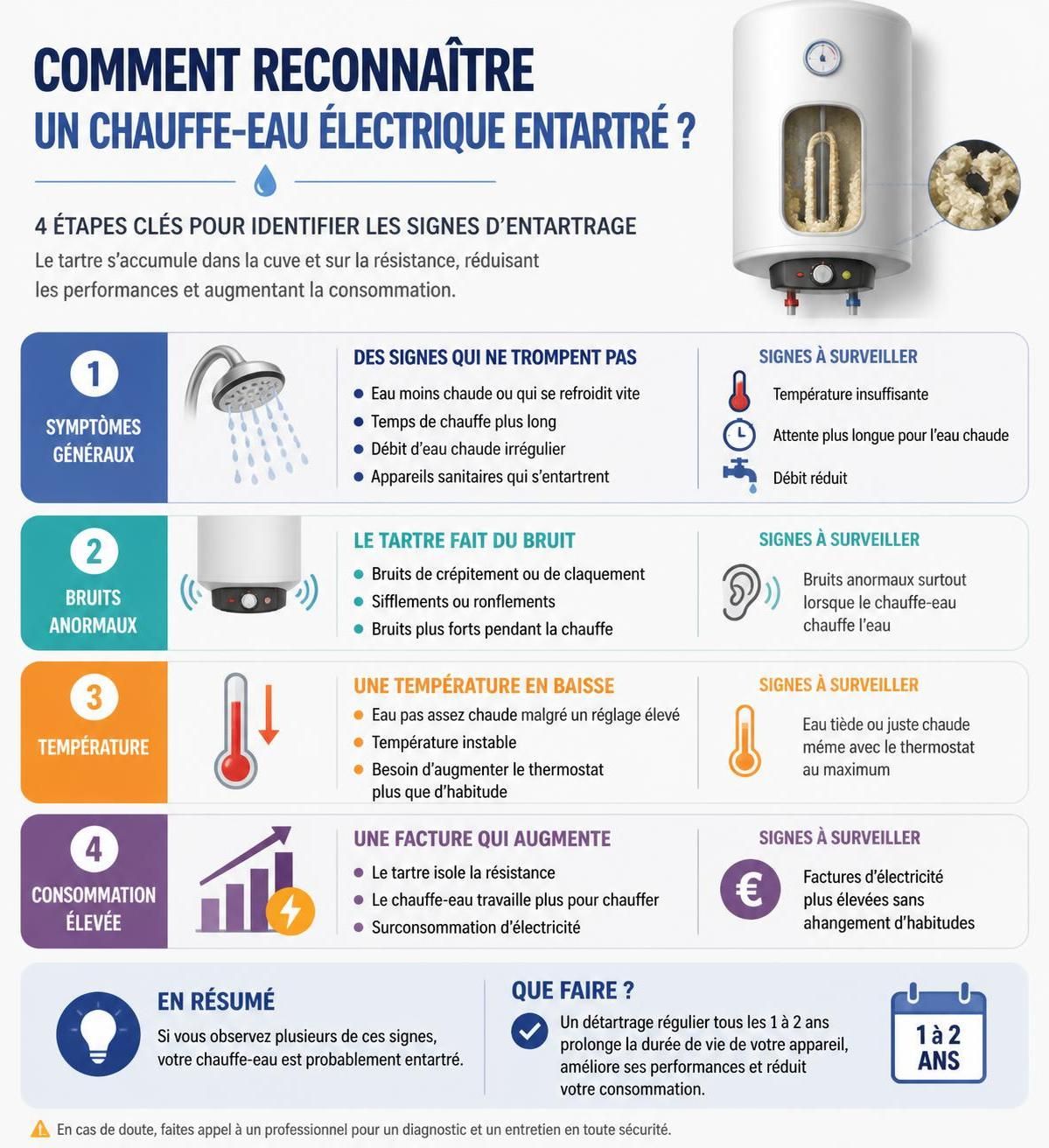 découvrez comment détartrer votre chauffe-eau électrique en repérant les signes d'alerte et suivez notre guide pratique pour le faire vous-même facilement et efficacement.
