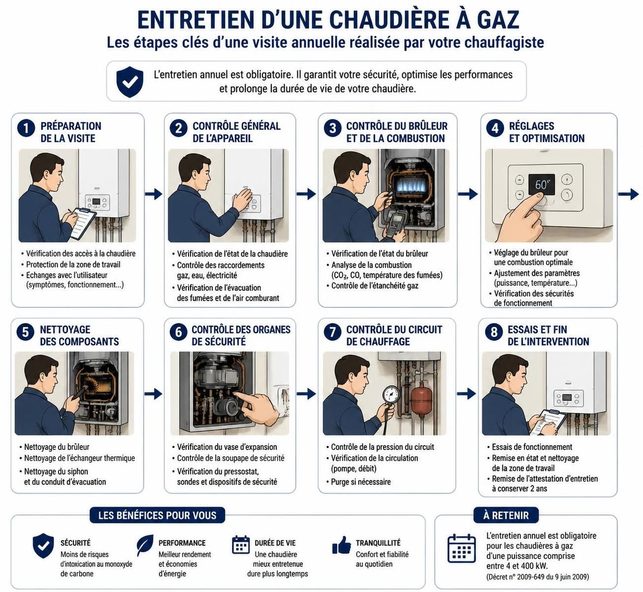 découvrez quand effectuer la révision de votre chaudière à gaz et suivez nos conseils pratiques pour entretenir efficacement votre appareil et prolonger sa durée de vie.
