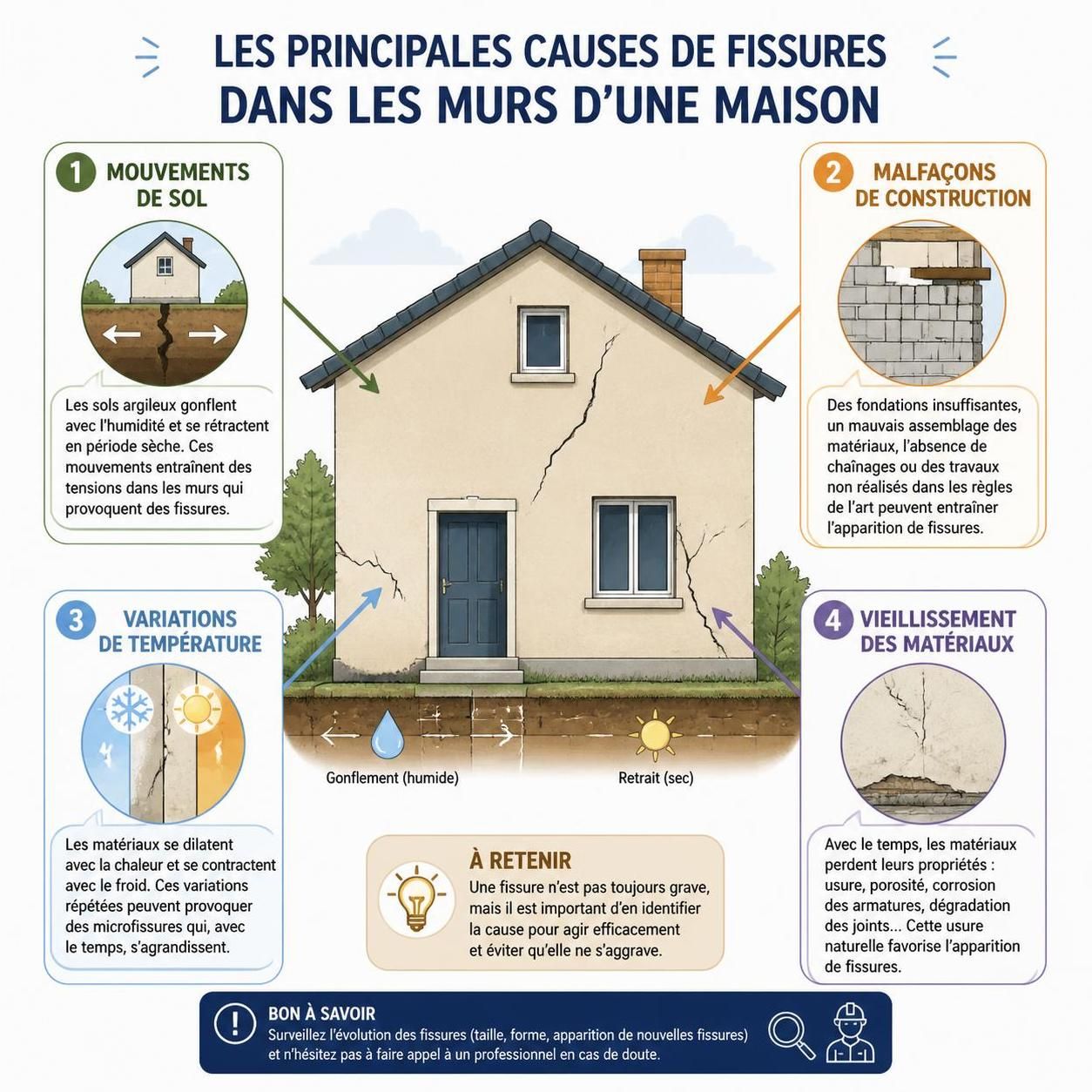 découvrez comment identifier si une fissure dans un mur est dangereuse ou sans gravité grâce à nos conseils d'experts pour assurer la sécurité de votre habitat.