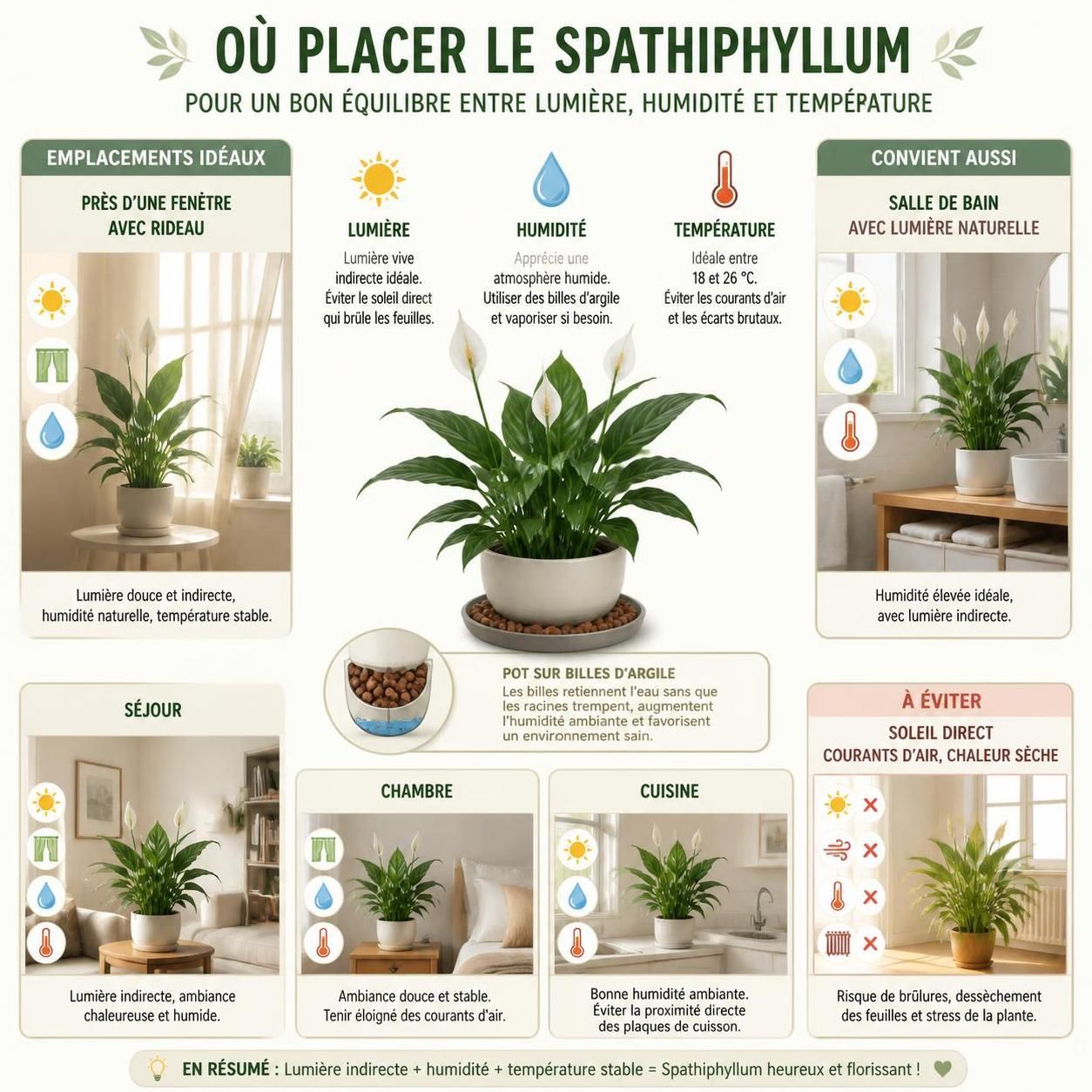 découvrez comment entretenir votre fleur de lune (spathiphyllum), la faire refleurir facilement et éviter les erreurs courantes pour garder une plante saine et fleurie toute l'année.