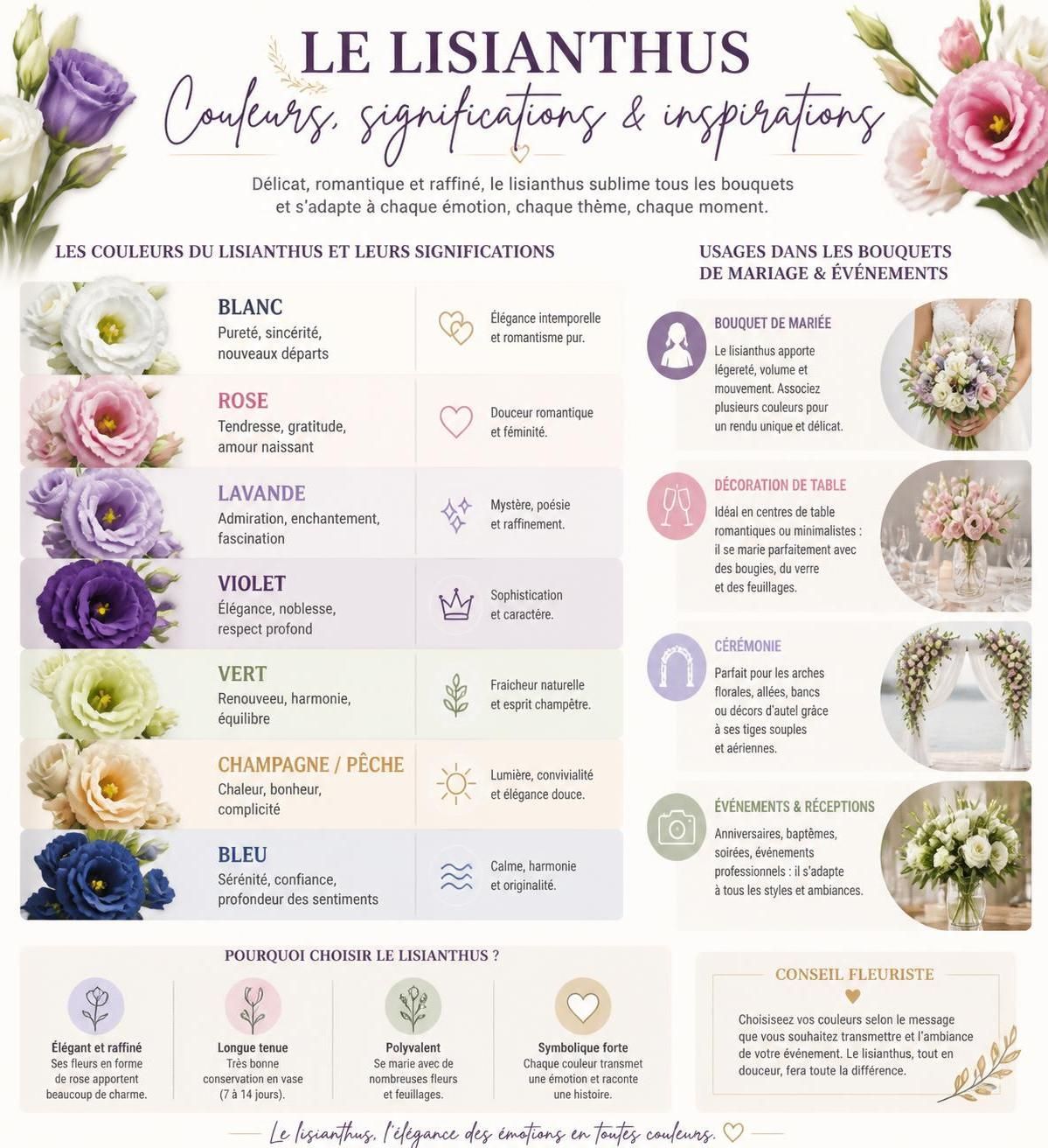 découvrez comment cultiver et faire fleurir le lisianthus, une fleur élégante au charme délicat rappelant la rose, pour sublimer votre jardin ou vos bouquets.
