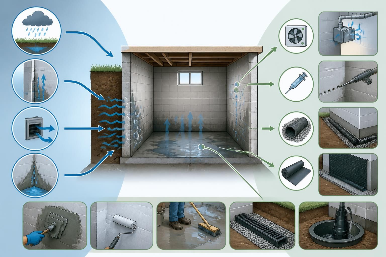 découvrez les causes de l'humidité dans votre sous-sol et trouvez des solutions efficaces ainsi que les travaux à envisager pour préserver votre habitat et améliorer votre confort.
