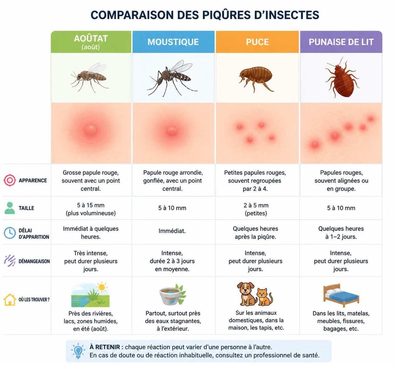 découvrez comment reconnaître une piqûre d'aoûtat, soulager efficacement les démangeaisons et adopter les meilleures méthodes pour s'en protéger au quotidien.