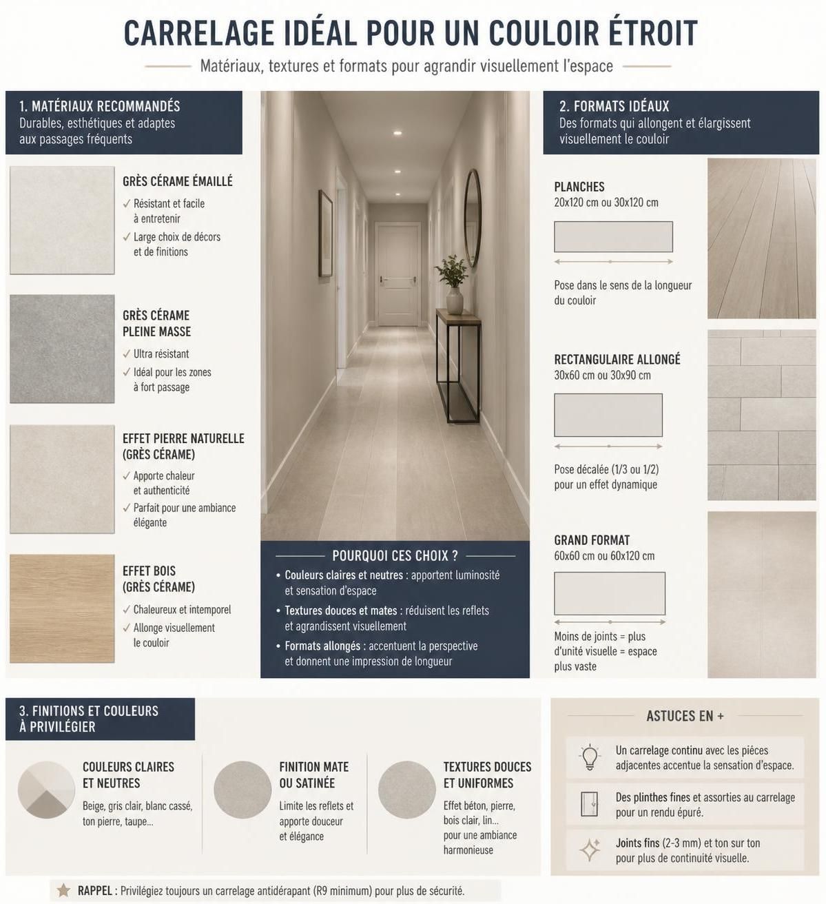 apprenez les techniques et choisissez les matériaux adaptés pour poser des carreaux dans un couloir étroit, afin d'obtenir un résultat propre et esthétique.
