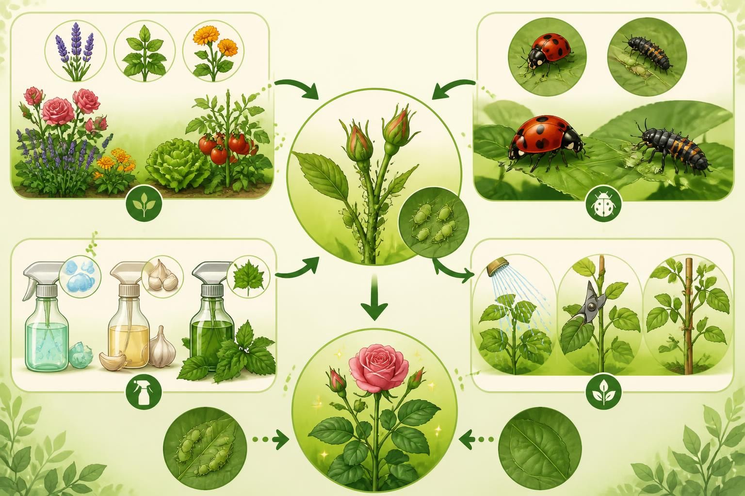 découvrez les méthodes naturelles et efficaces pour éliminer les pucerons de votre jardin sans utiliser d'insecticides, protégeant ainsi vos plantes et l'environnement.