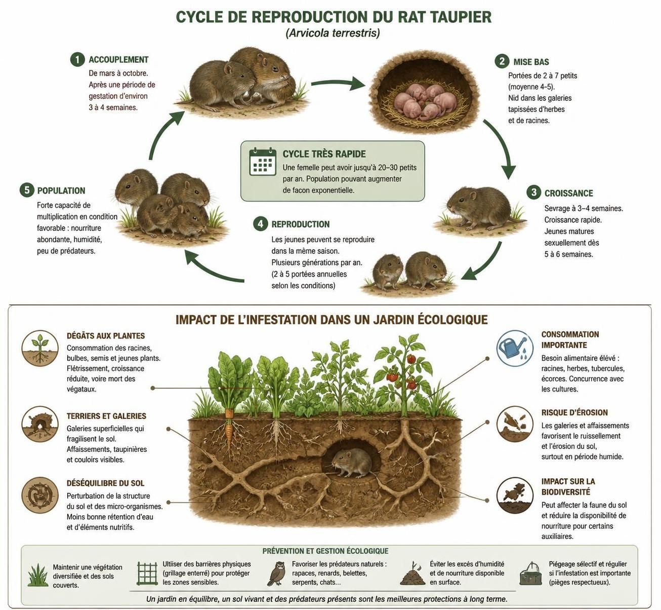 découvrez comment identifier un rat taupier dans votre jardin et les méthodes sûres pour le déloger sans utiliser de produits dangereux, afin de préserver votre environnement.