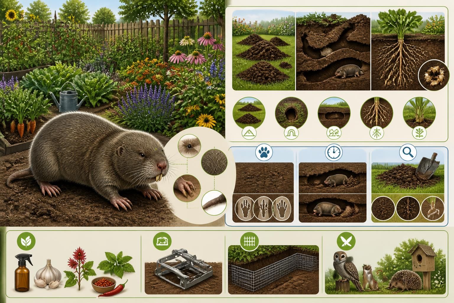 découvrez comment identifier un rat taupier dans votre jardin et les méthodes efficaces pour le déloger sans utiliser de produits dangereux, afin de protéger votre espace vert naturellement.