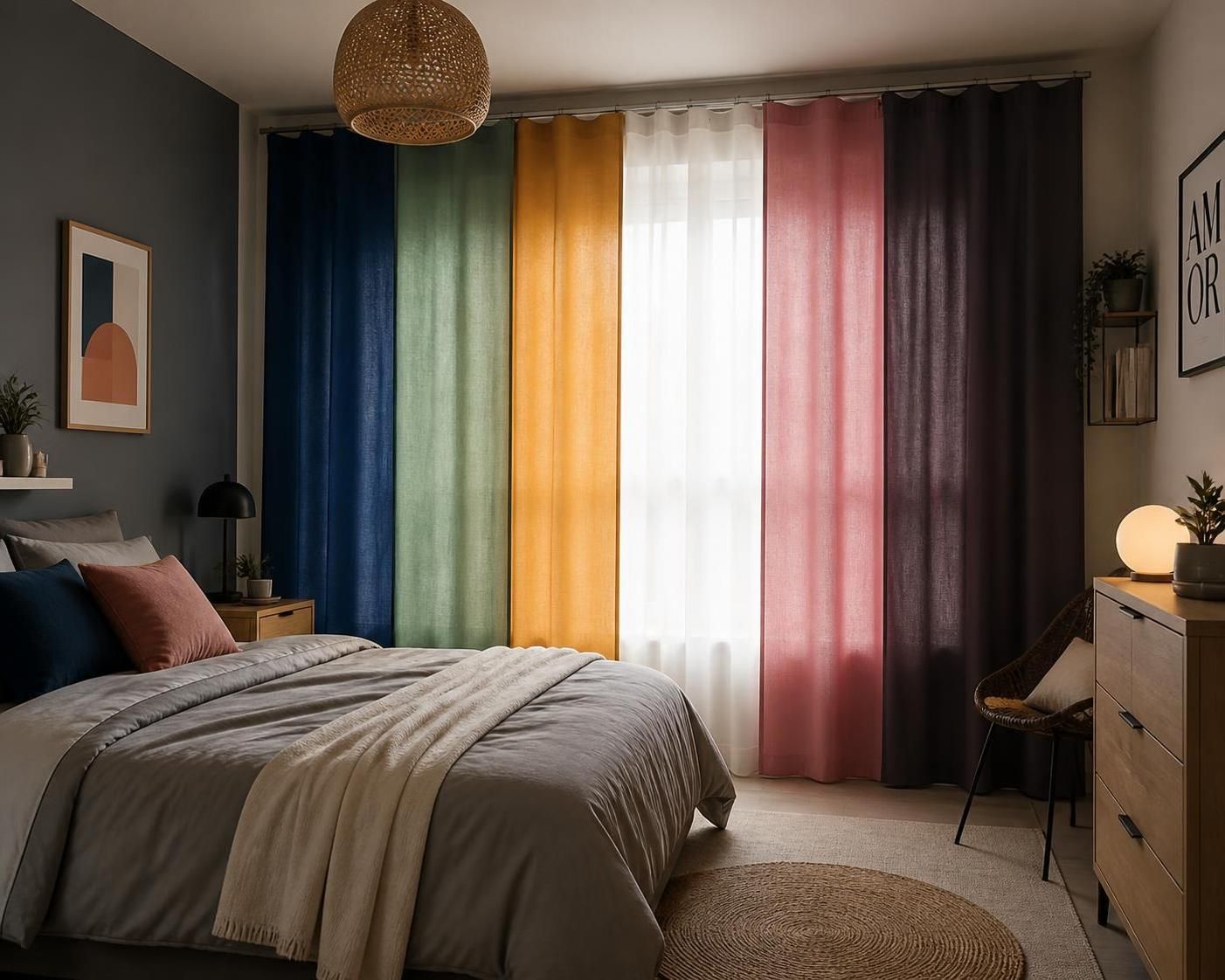 découvrez les meilleures solutions de rideaux occultants pour garantir une obscurité totale dans votre chambre et profiter d'un sommeil réparateur.