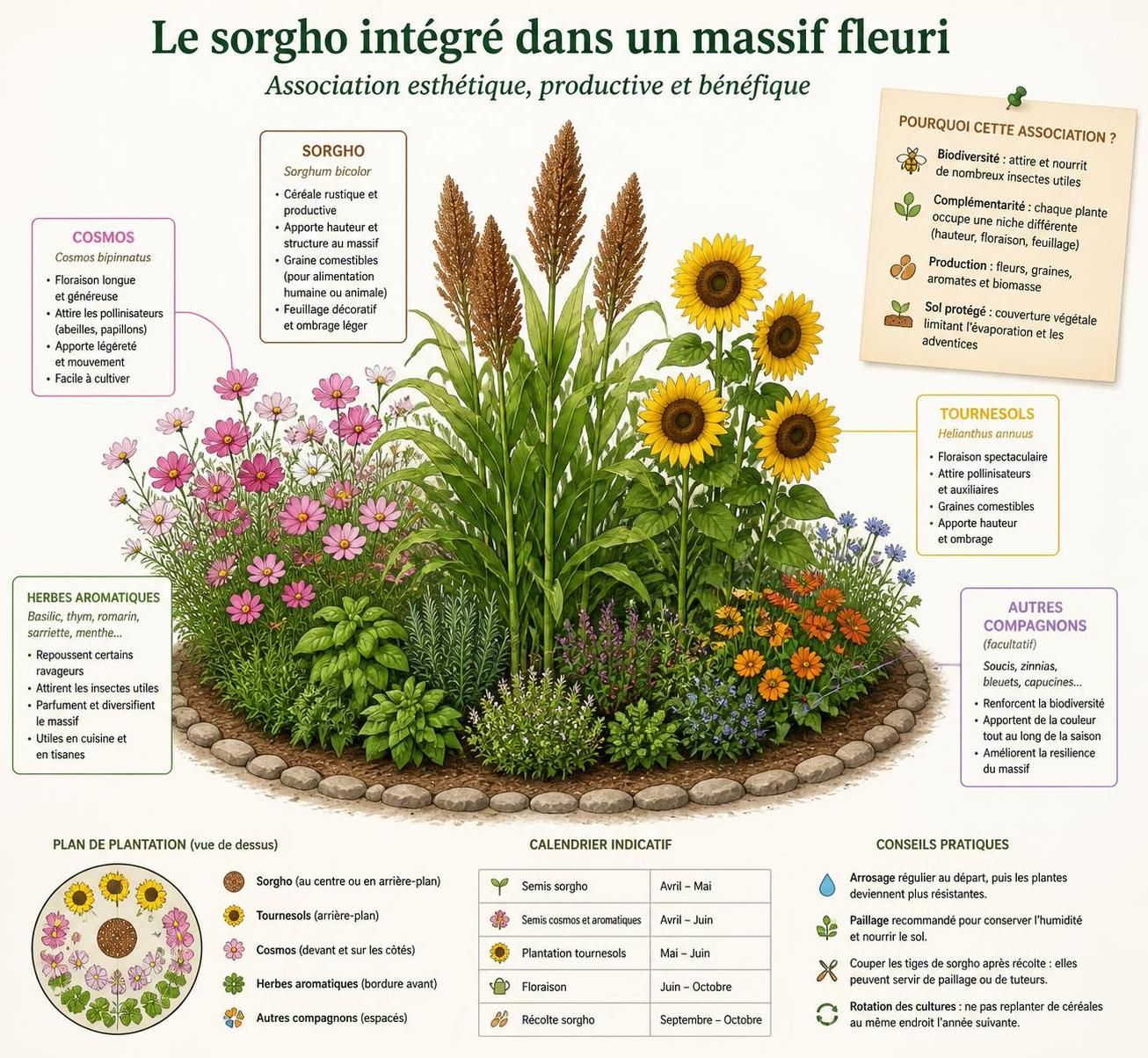 découvrez comment cultiver le sorgho, une plante à la fois décorative et gourmande, parfaite pour embellir votre jardin ou votre balcon facilement.