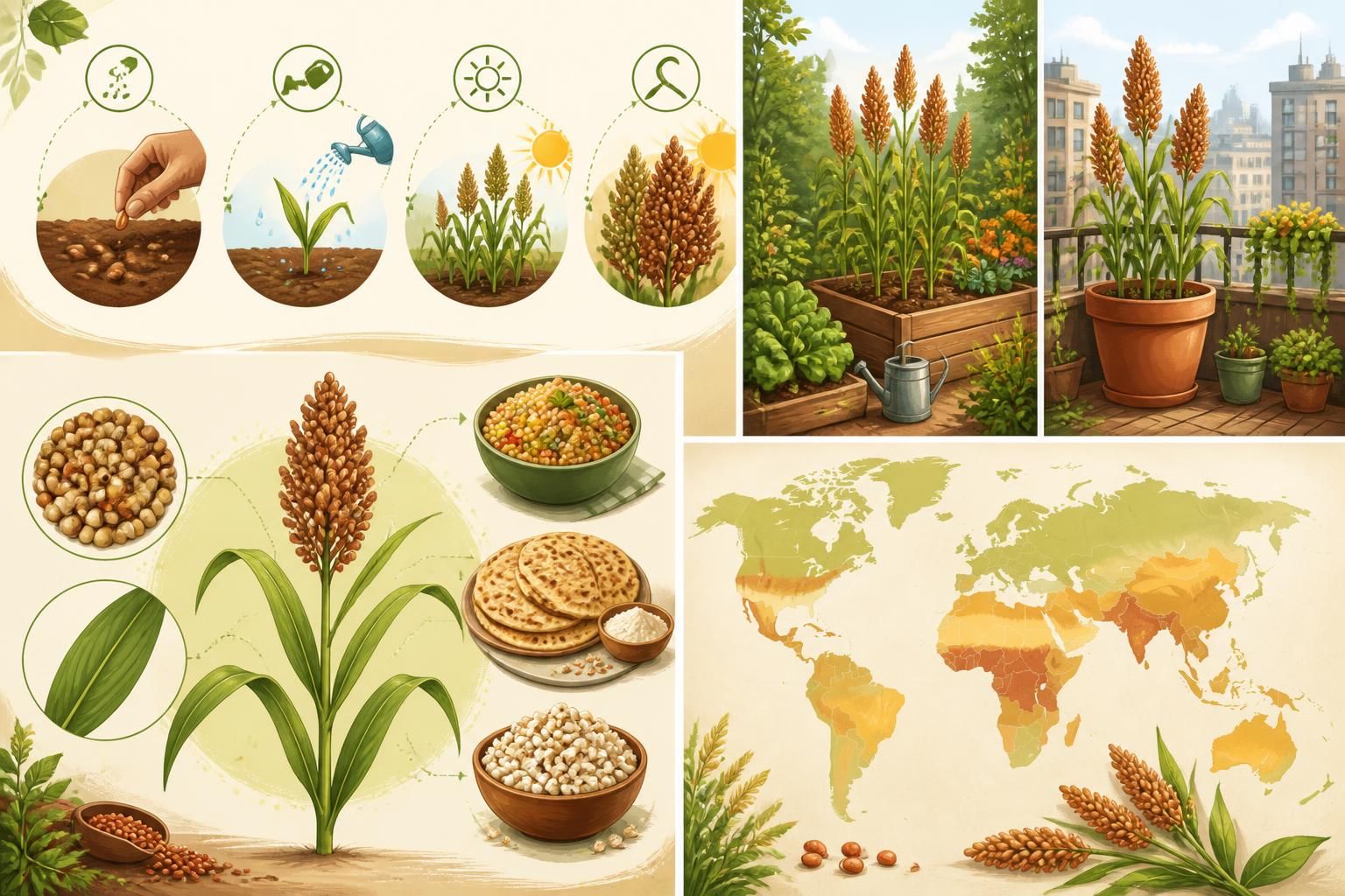 découvrez comment cultiver le sorgho, une plante à la fois décorative et gourmande, idéale pour embellir votre jardin ou votre balcon tout en récoltant ses bienfaits.