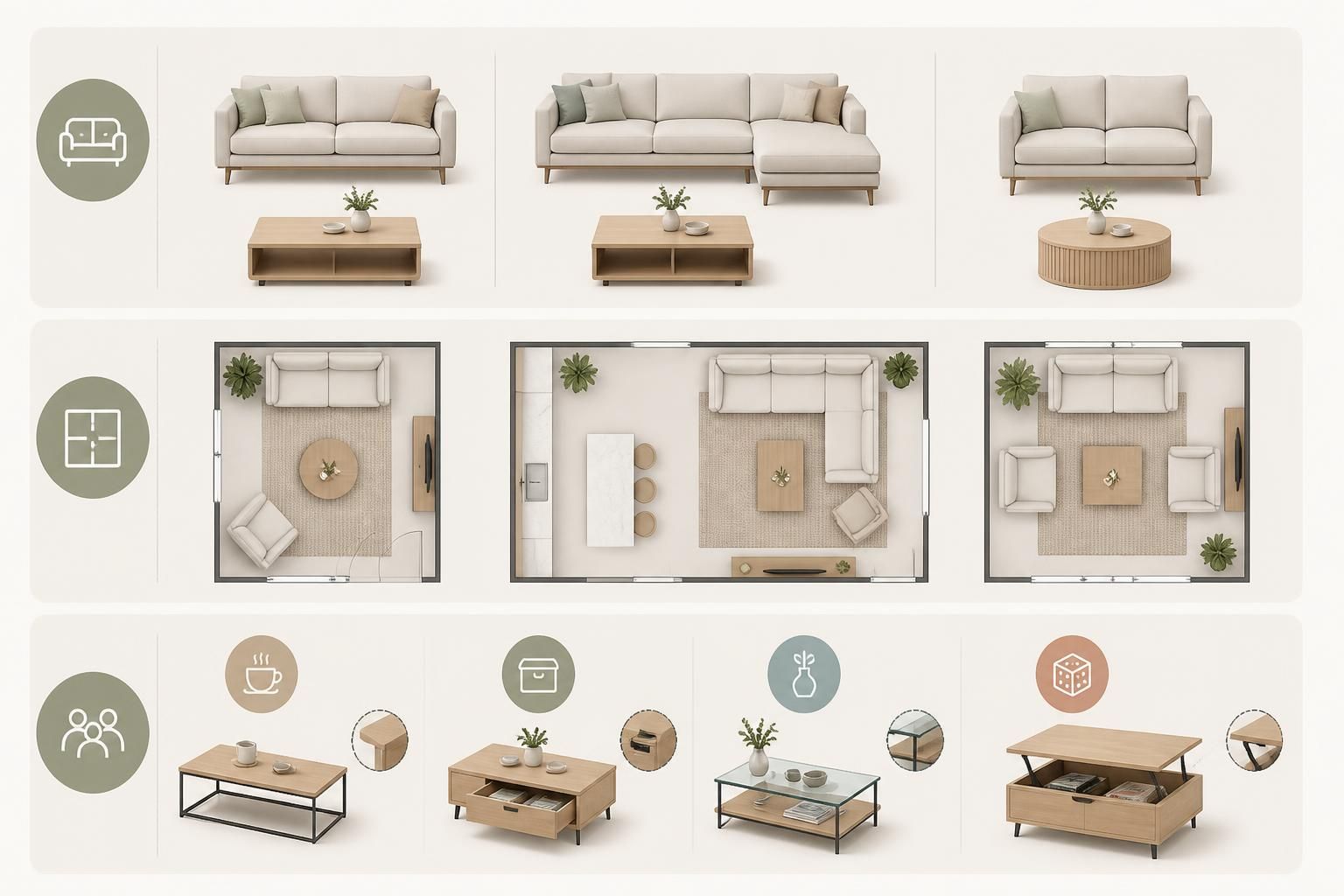 découvrez comment choisir la table basse idéale en fonction de votre canapé, de l'espace disponible dans votre salon et de l'usage souhaité. conseils pratiques pour un aménagement harmonieux et fonctionnel.