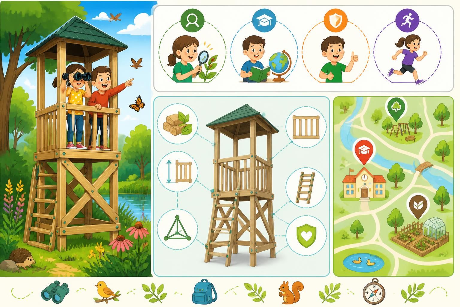 découvrez pourquoi une tour d'observation est essentielle pour le développement des enfants et nos conseils pour bien la choisir en toute sécurité.