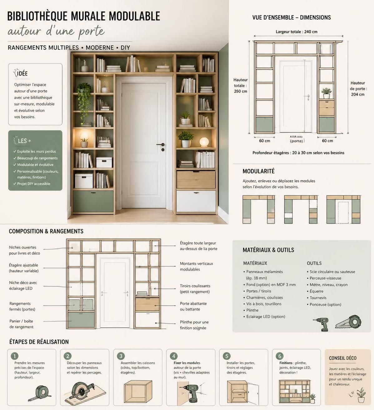 découvrez comment créer une bibliothèque murale diy adaptée à votre budget et apprenez des astuces pratiques pour organiser efficacement vos livres.