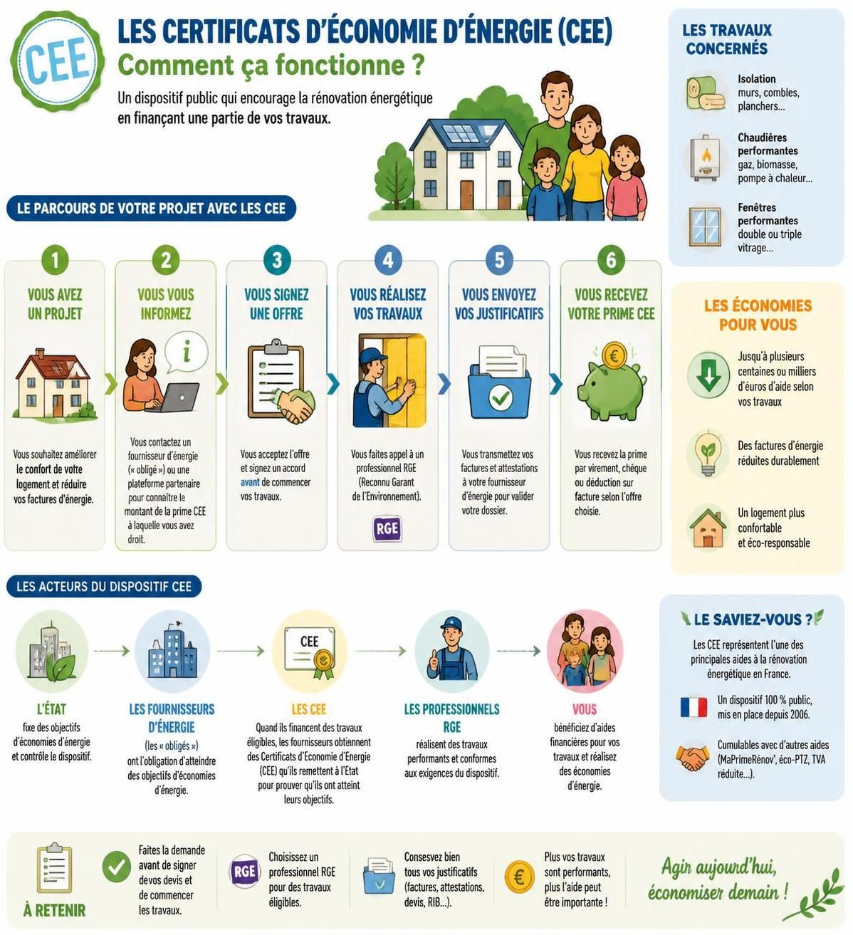 découvrez comment profiter des certificats d'économie d'énergie (cee) pour financer vos travaux de rénovation énergétique et réaliser des économies tout en améliorant votre habitat.