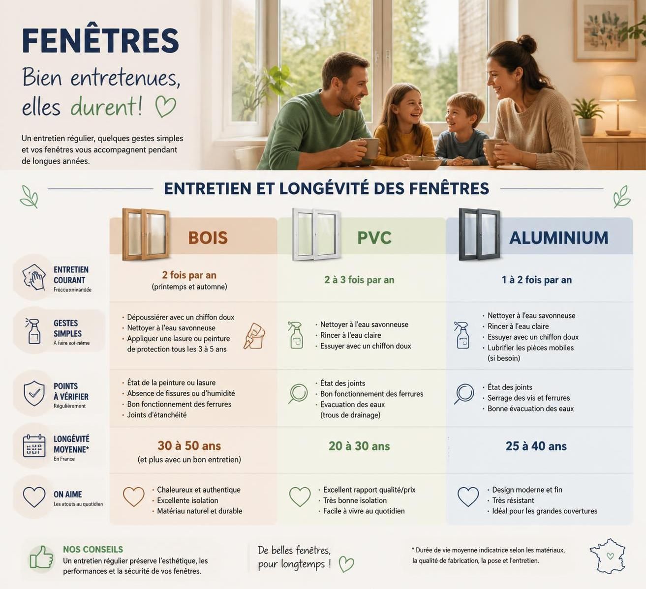 découvrez notre guide complet pour choisir entre fenêtres en pvc, aluminium ou bois, avec un comparatif détaillé selon votre budget et vos besoins en isolation thermique.