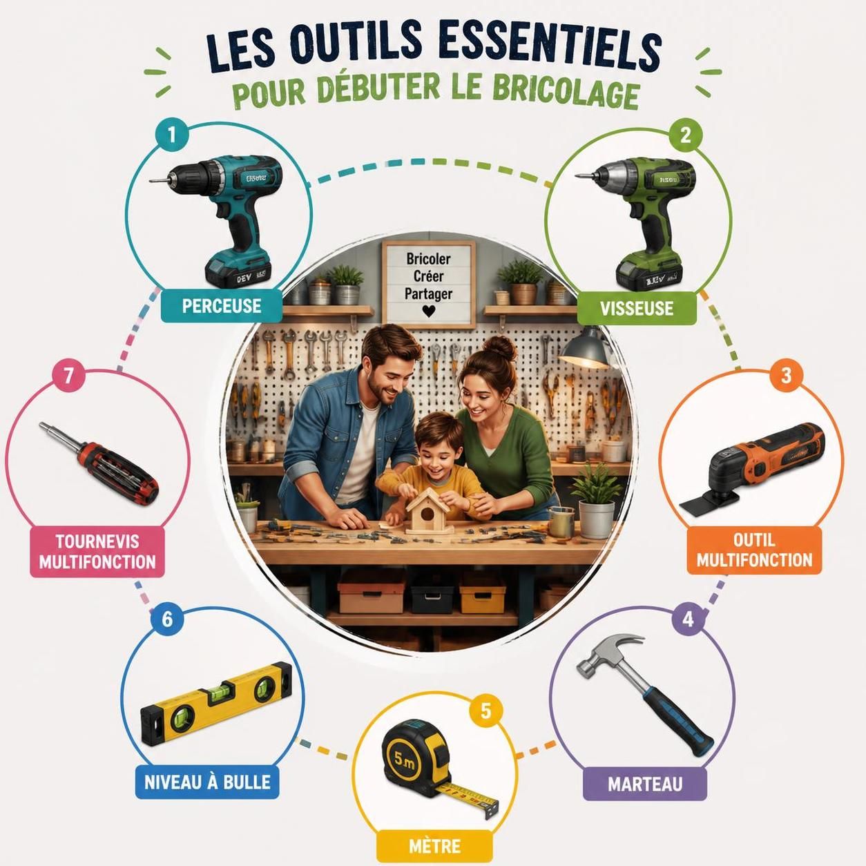 découvrez la liste des outils de bricolage indispensables pour débuter sans vous ruiner. choisissez facilement vos équipements essentiels pour tous vos projets maison.