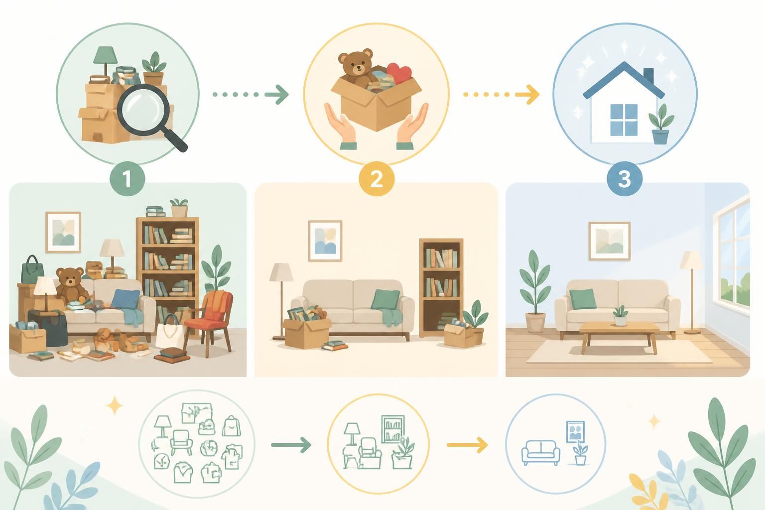 apprenez à désencombrer votre maison efficacement grâce à notre méthode simple pour trier, donner et libérer de l'espace, afin de retrouver un intérieur organisé et agréable.