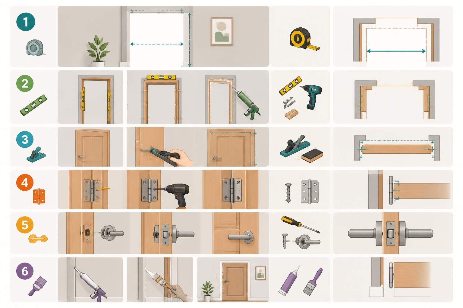 découvrez notre guide étape par étape pour installer une porte intérieure facilement et sans faire appel à un artisan. suivez nos conseils pratiques pour réussir la pose vous-même.
