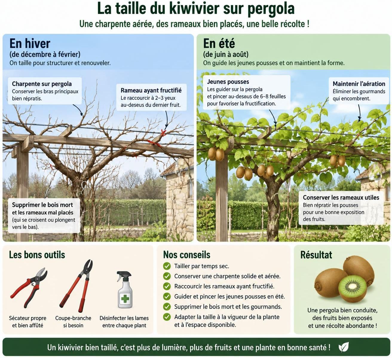 découvrez comment planter et tailler un arbre à kiwi, choisir la bonne variété et récolter des kiwis maison, même sous le climat français.