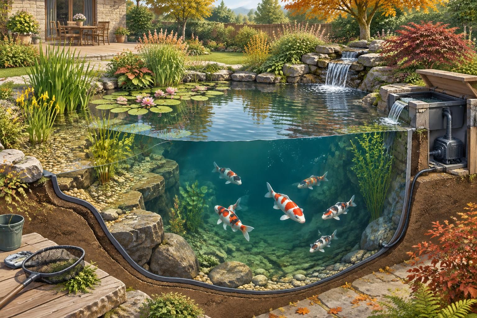 découvrez comment installer et entretenir un bassin de jardin pour carpes koï, et choisissez les espèces adaptées au climat français.