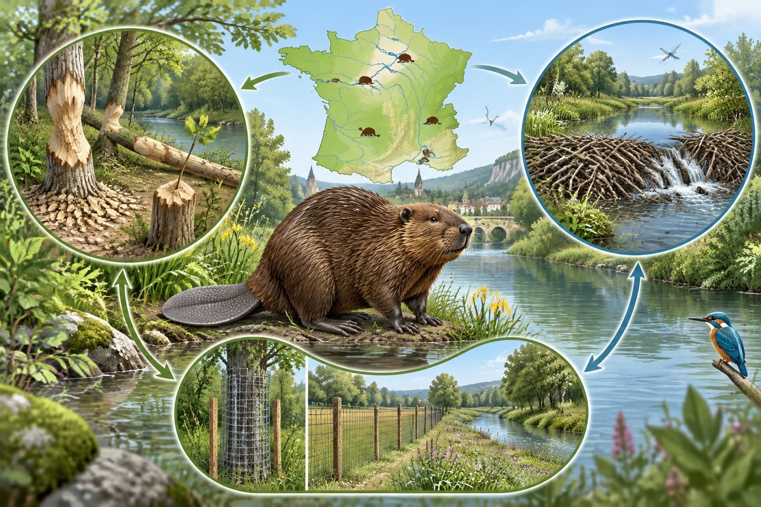 découvrez pourquoi le castor revient en france, comment reconnaître ses traces et ses dégâts, et adopter les bons gestes pour cohabiter avec lui.