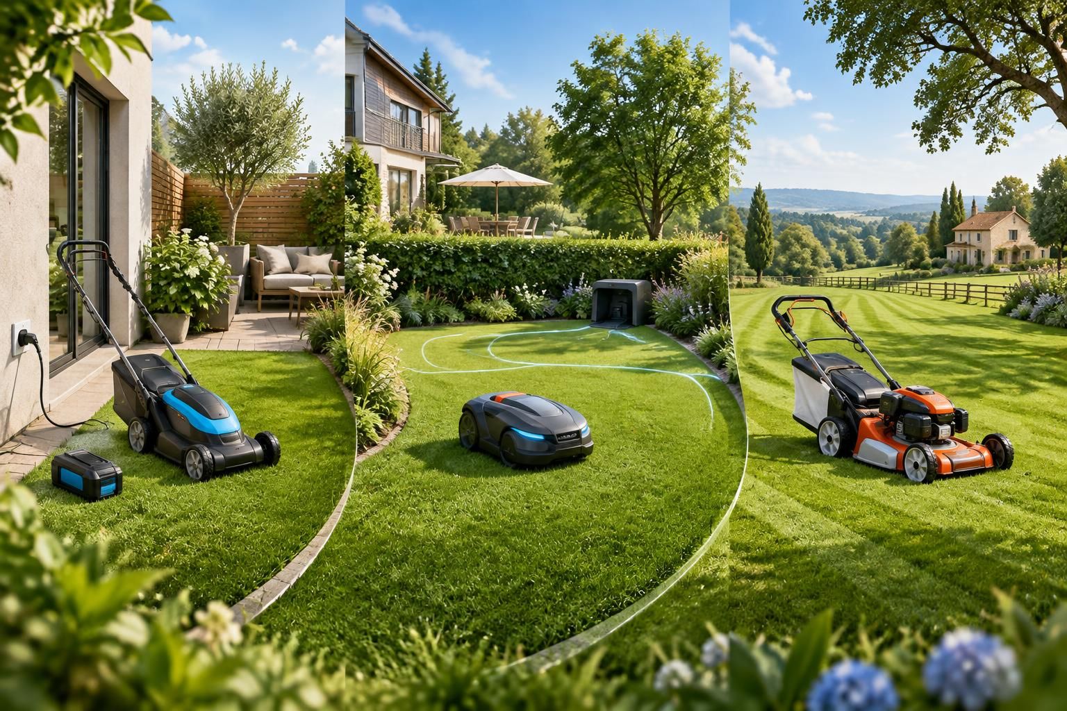 thermique, électrique ou robot : découvrez quelle tondeuse choisir en 2026 selon la surface de votre jardin, votre budget et vos besoins.