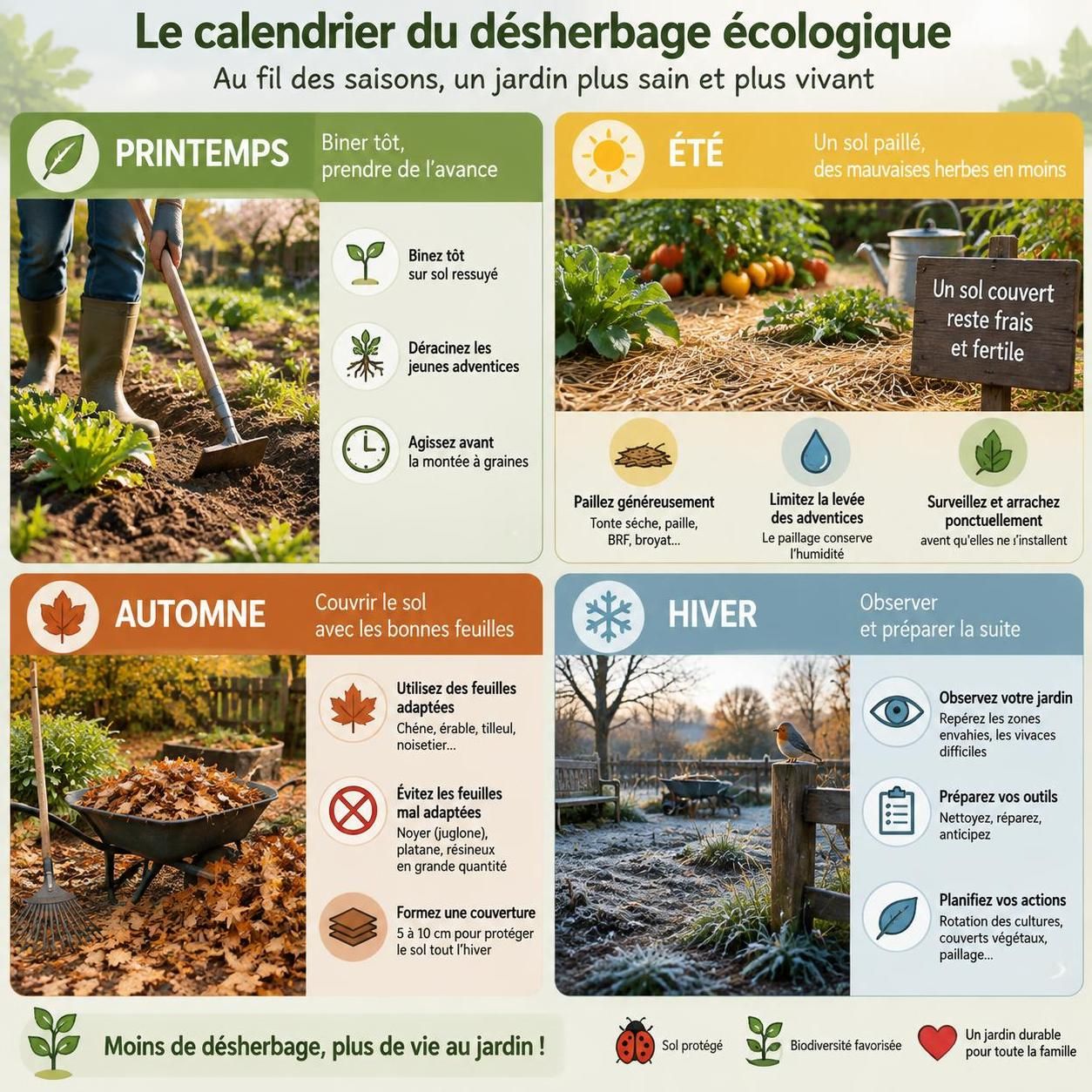désherbant naturel ou chimique : comparez leurs avantages et limites pour choisir le produit adapté à votre jardin et à vos besoins.