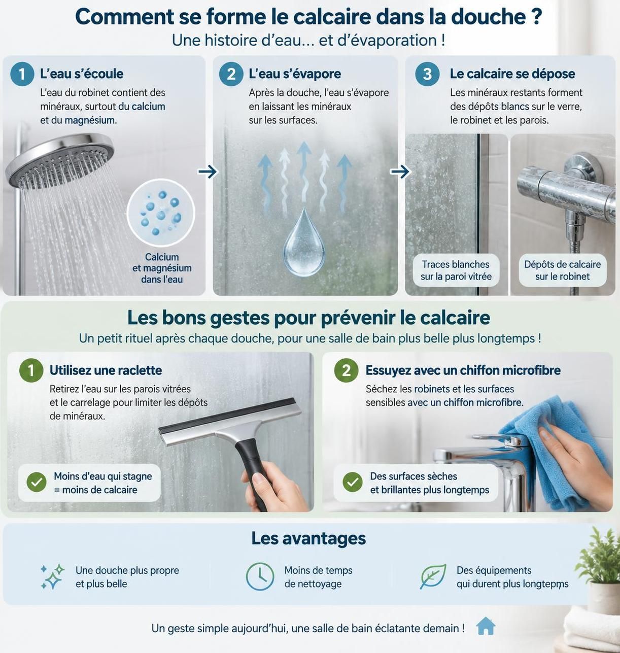 découvrez des méthodes naturelles pour détartrer votre douche et vos robinets sans produits chimiques, ainsi que la fréquence idéale pour les entretenir.