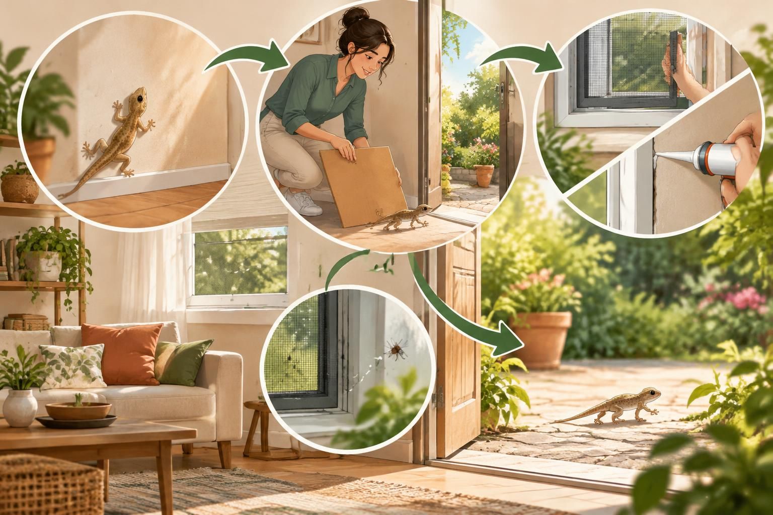 découvrez des méthodes douces pour faire sortir un lézard de chez vous sans le blesser, ainsi que des astuces simples pour éviter qu’il ne revienne.