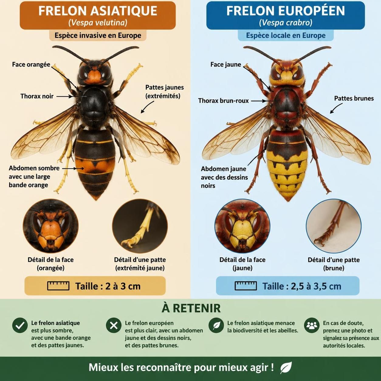 apprenez à reconnaître le frelon asiatique, repérer son nid et vous protéger des piqûres. découvrez les bons gestes et quand faire appel à un professionnel.
