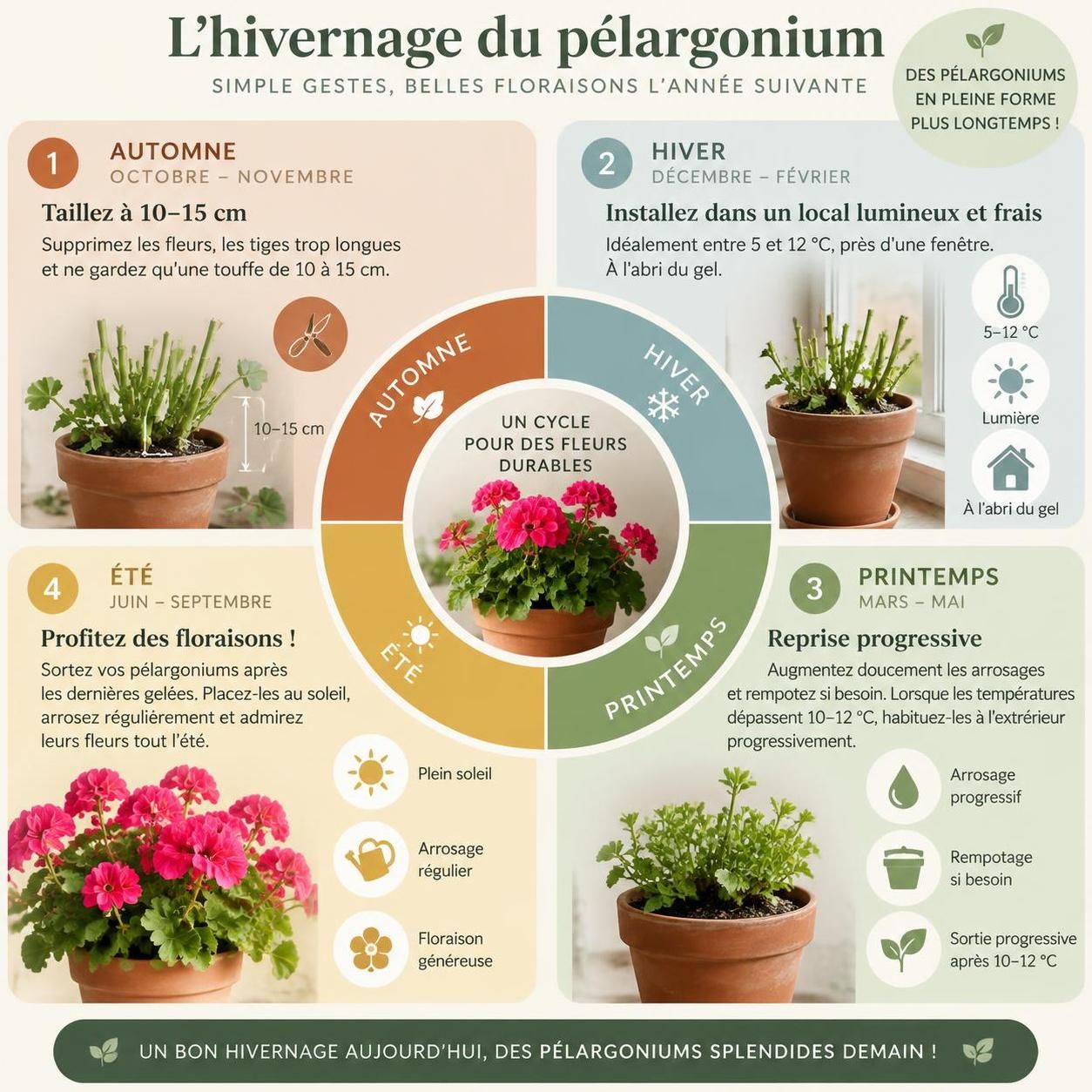 découvrez comment planter, tailler et bouturer vos géraniums pour profiter d’une floraison généreuse du printemps jusqu’à l’automne.