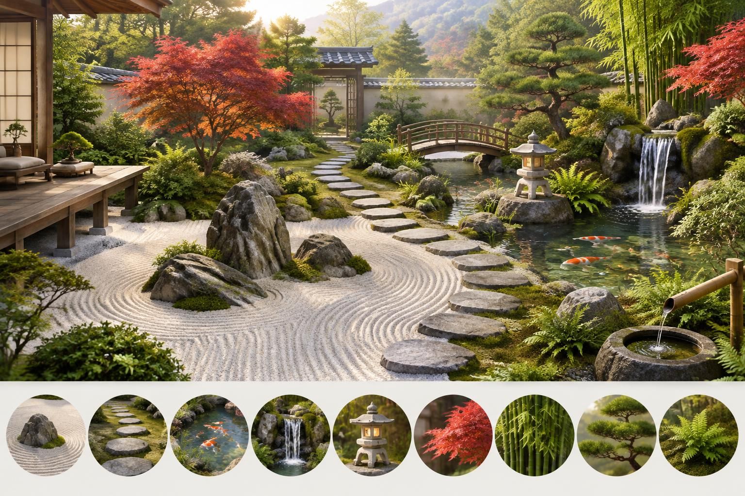 découvrez comment créer un jardin japonais apaisant en associant végétaux, pierres, eau et éléments décoratifs pour composer une ambiance zen et harmonieuse.