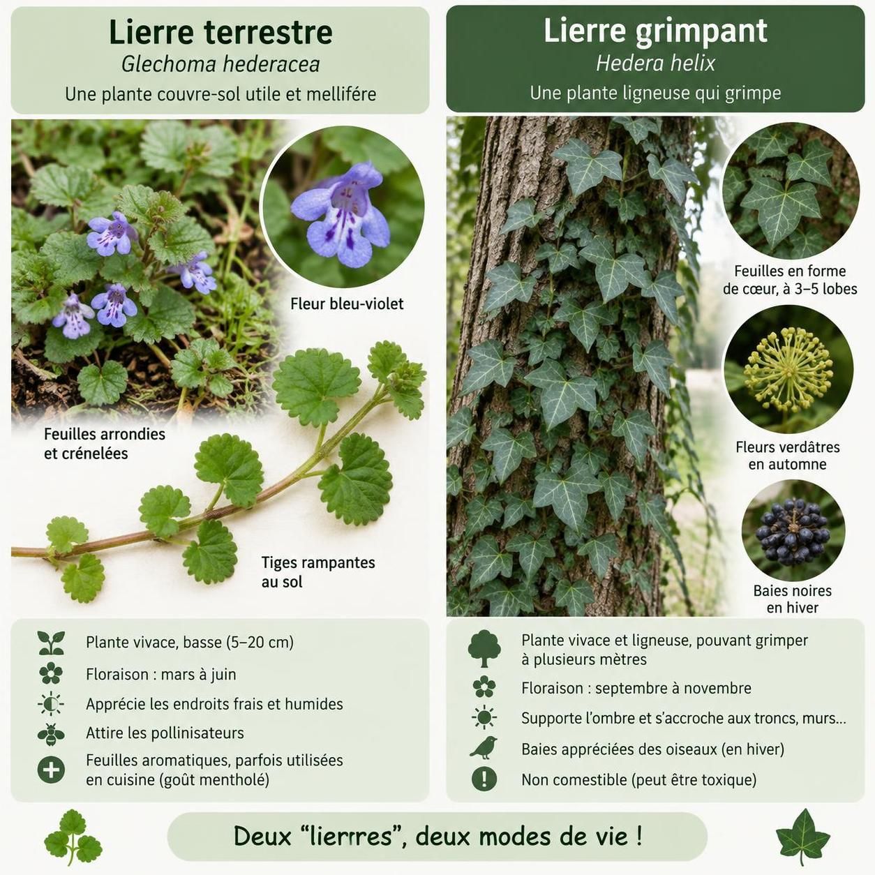 découvrez comment garder le lierre terrestre comme couvre-sol ou l’éliminer efficacement lorsqu’il devient envahissant dans votre jardin.