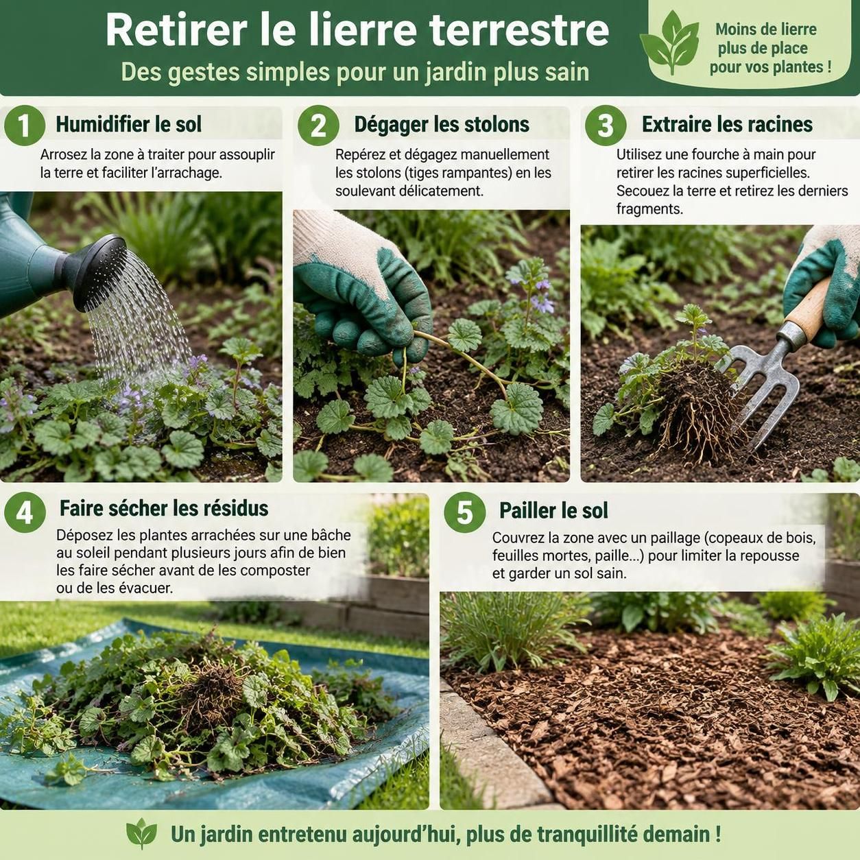 découvrez les atouts du lierre terrestre comme couvre-sol, ses risques d’envahissement et les méthodes efficaces pour le maîtriser ou l’éliminer.