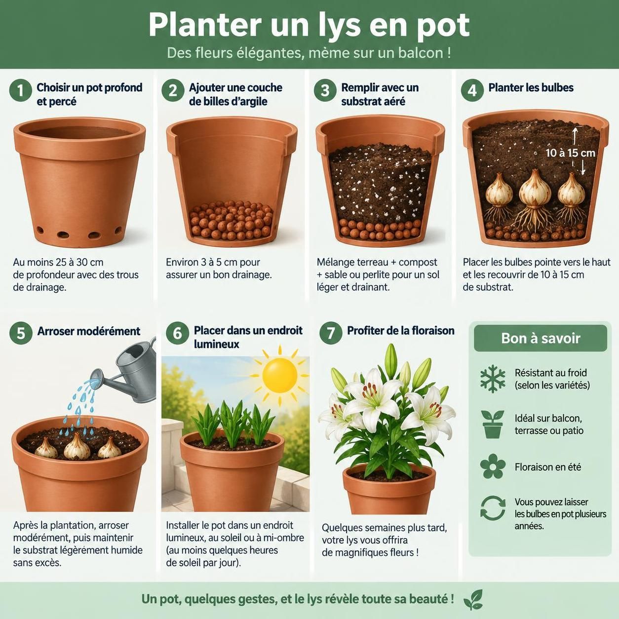découvrez comment planter, multiplier et entretenir les lys au jardin ou en pot pour profiter de leurs fleurs élégantes et parfumées.