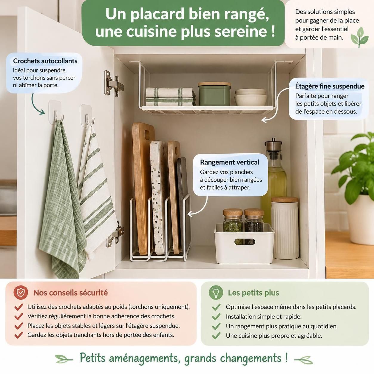découvrez des astuces simples pour organiser vos placards de cuisine, retrouver vos ingrédients facilement et gagner du temps au quotidien.