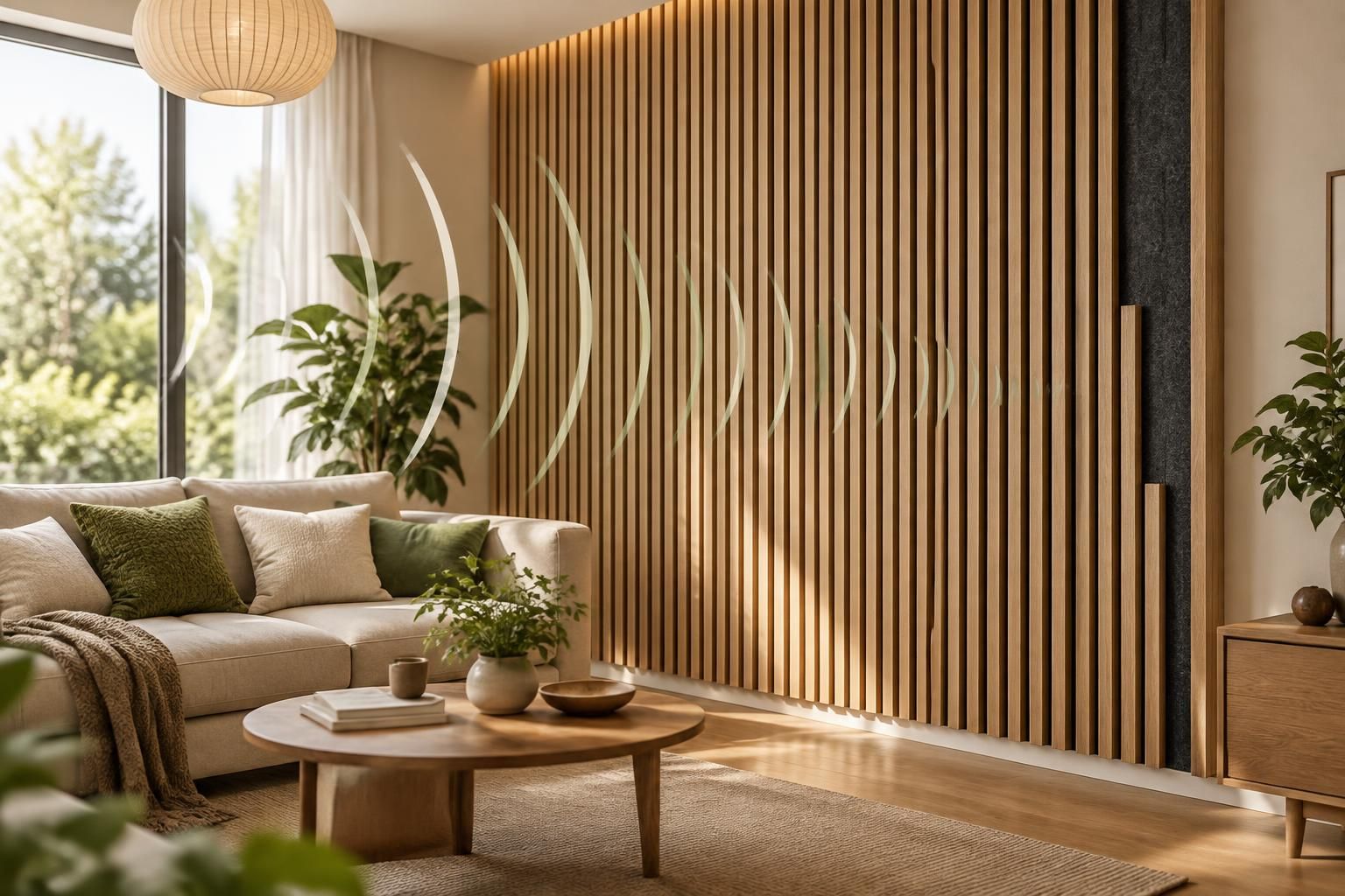 découvrez comment un panneau acoustique en bois réduit le bruit chez vous tout en apportant une touche décorative et chaleureuse à votre intérieur.