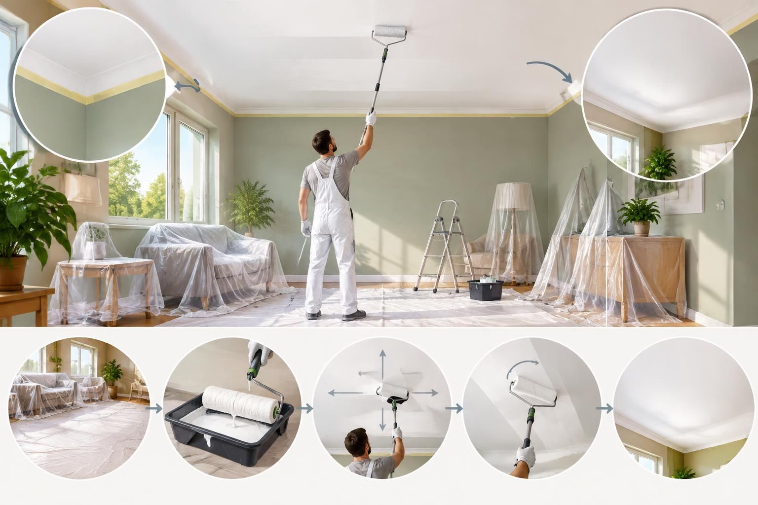 découvrez comment peindre votre plafond sans coulures ni auréoles grâce à des astuces simples pour préparer la surface, choisir le bon matériel et obtenir un résultat uniforme.