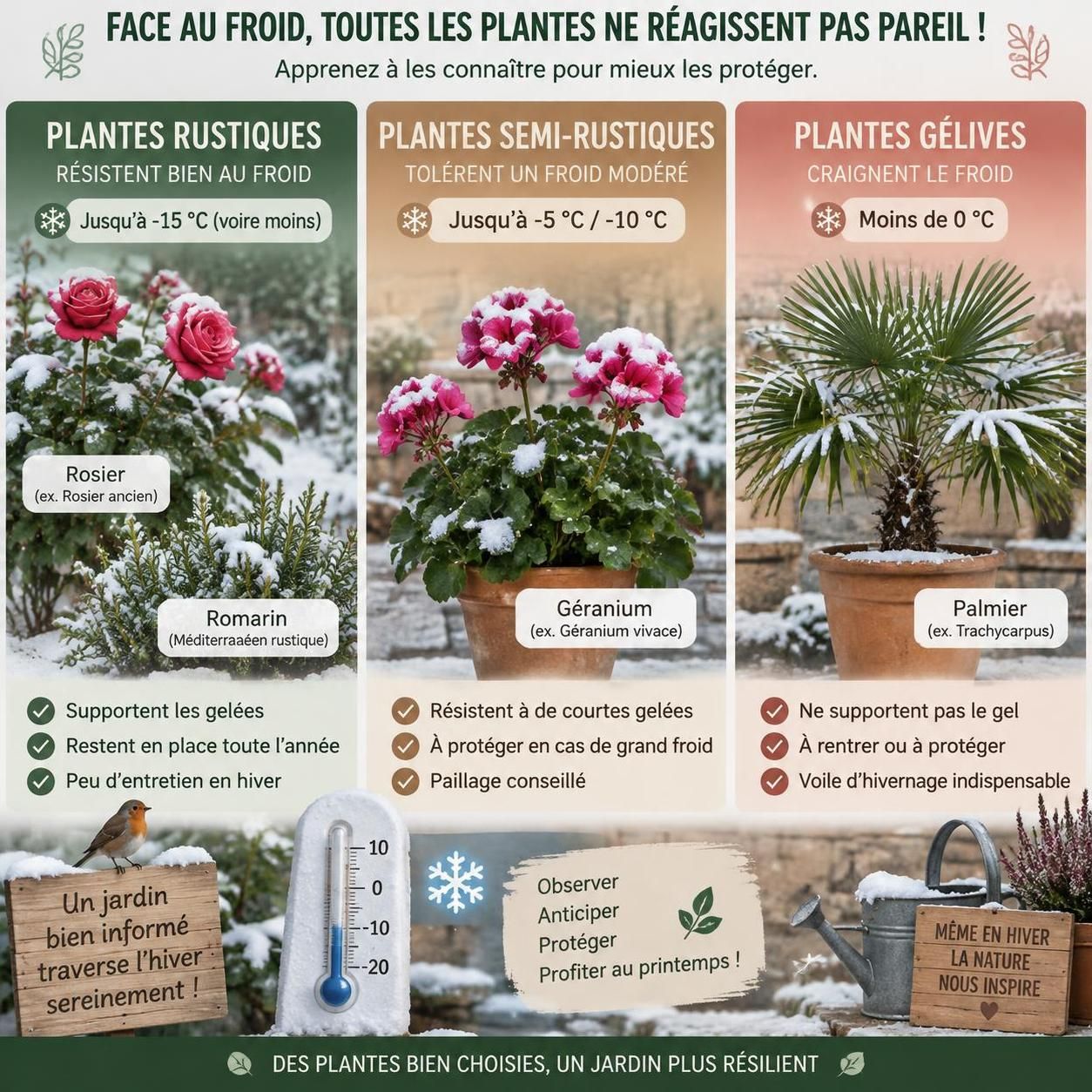 découvrez des techniques d’hivernage efficaces pour protéger du gel les plantes fragiles de votre balcon et de votre jardin.
