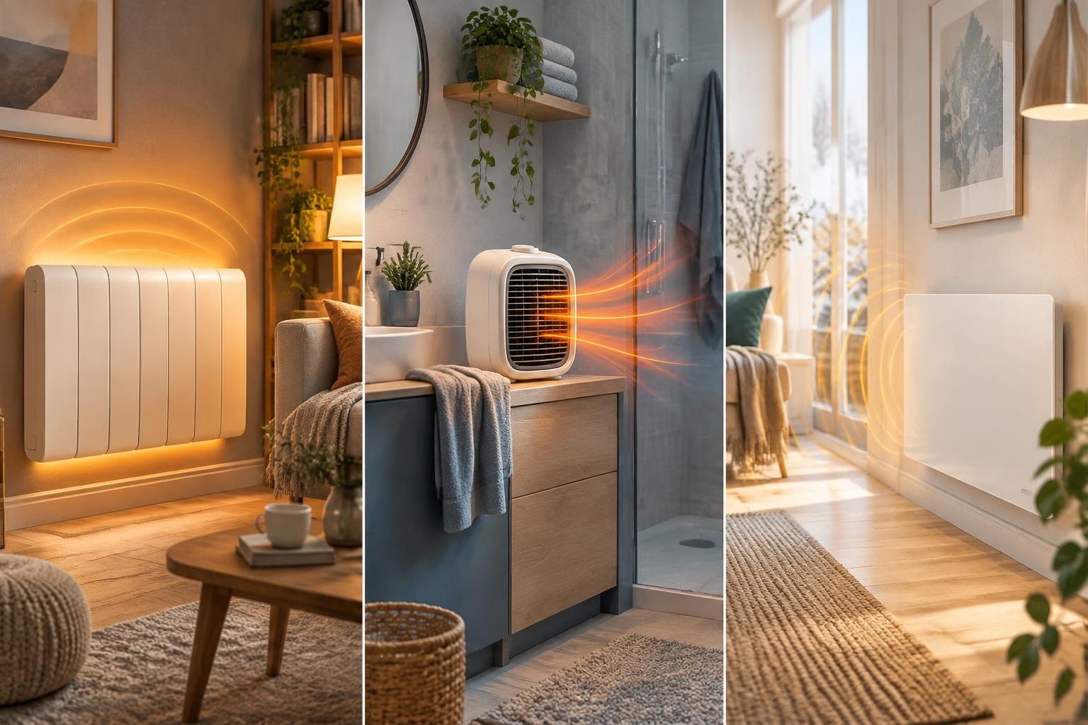 radiateur à inertie, soufflant ou panneau rayonnant : comparez confort, consommation et prix pour choisir le modèle adapté à vos besoins en 2026.