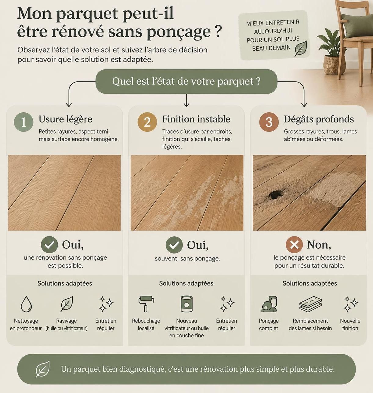 découvrez comment rénover un parquet sans le poncer grâce à des solutions rapides pour raviver, protéger et embellir vos sols en bois.