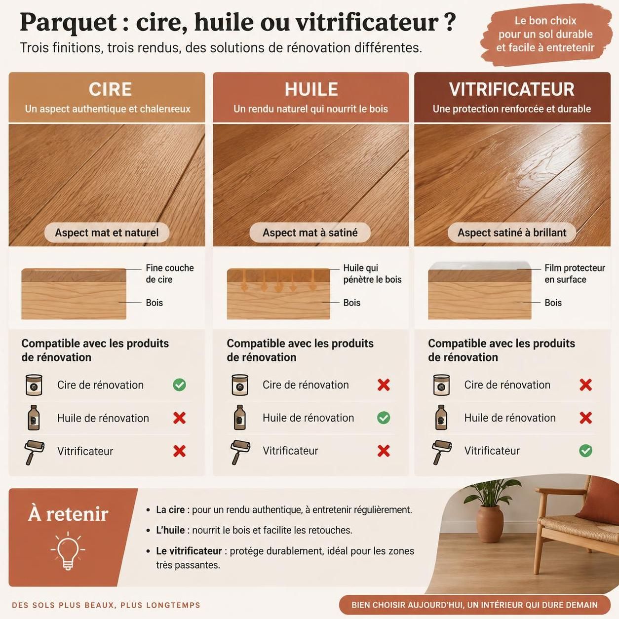 découvrez des solutions rapides pour rénover votre parquet sans ponçage : nettoyage, produits adaptés et finitions pour raviver vos sols en bois.